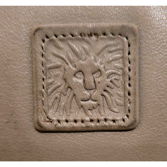 Vintage Anne Klein for Calderon grey Leather Crossbody Shoulder Bag - Picture 3 of 11